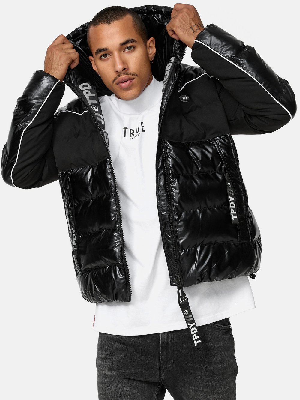 Trueprodigy Winterjacke Herren schwarz, XXL