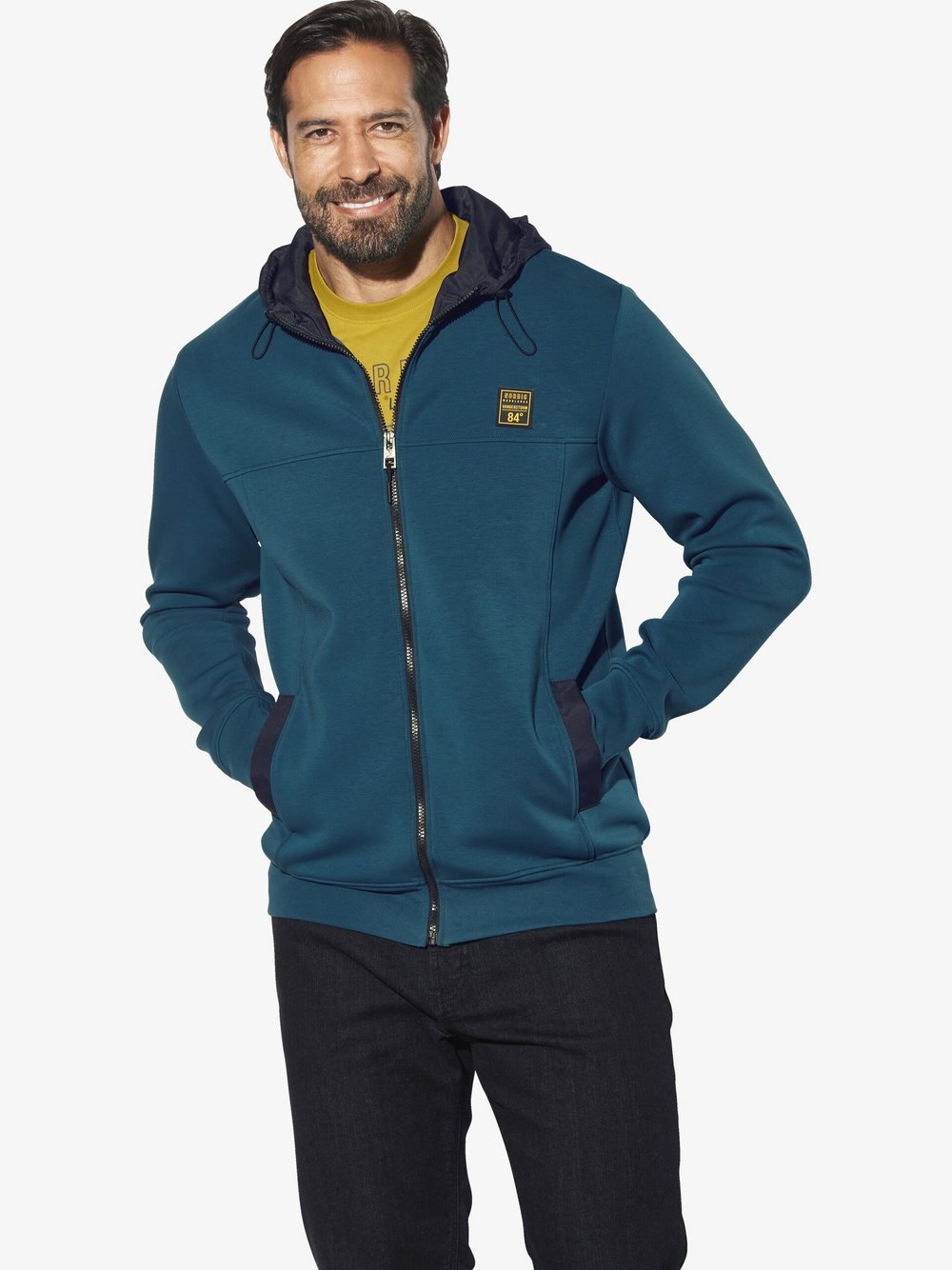 Thumbnail - Jan Vanderstorm Sweatjacke Herren mehrfarbig, 5XL