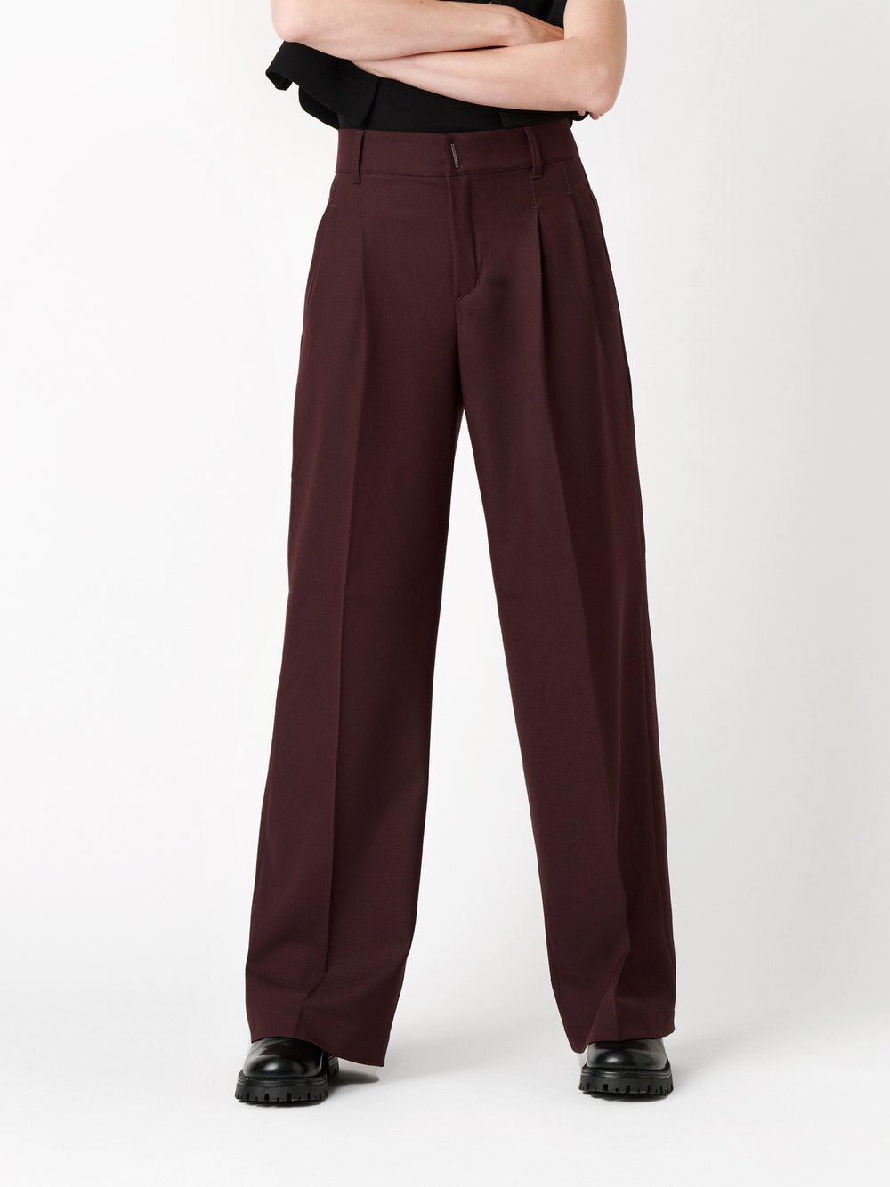 Thumbnail - Rosner Hose Damen Viskose rot, 42-32