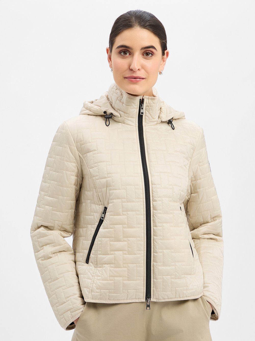 Amber & June Übergangsjacke Damen Polyamid beige, 36