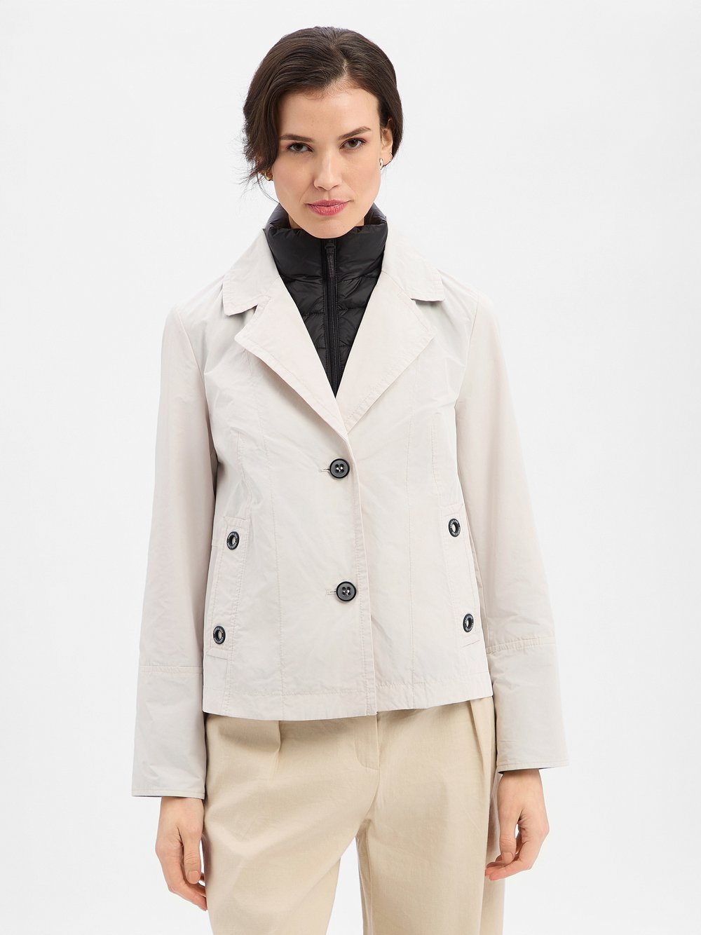 Amber & June Übergangsjacke Damen beige, 34