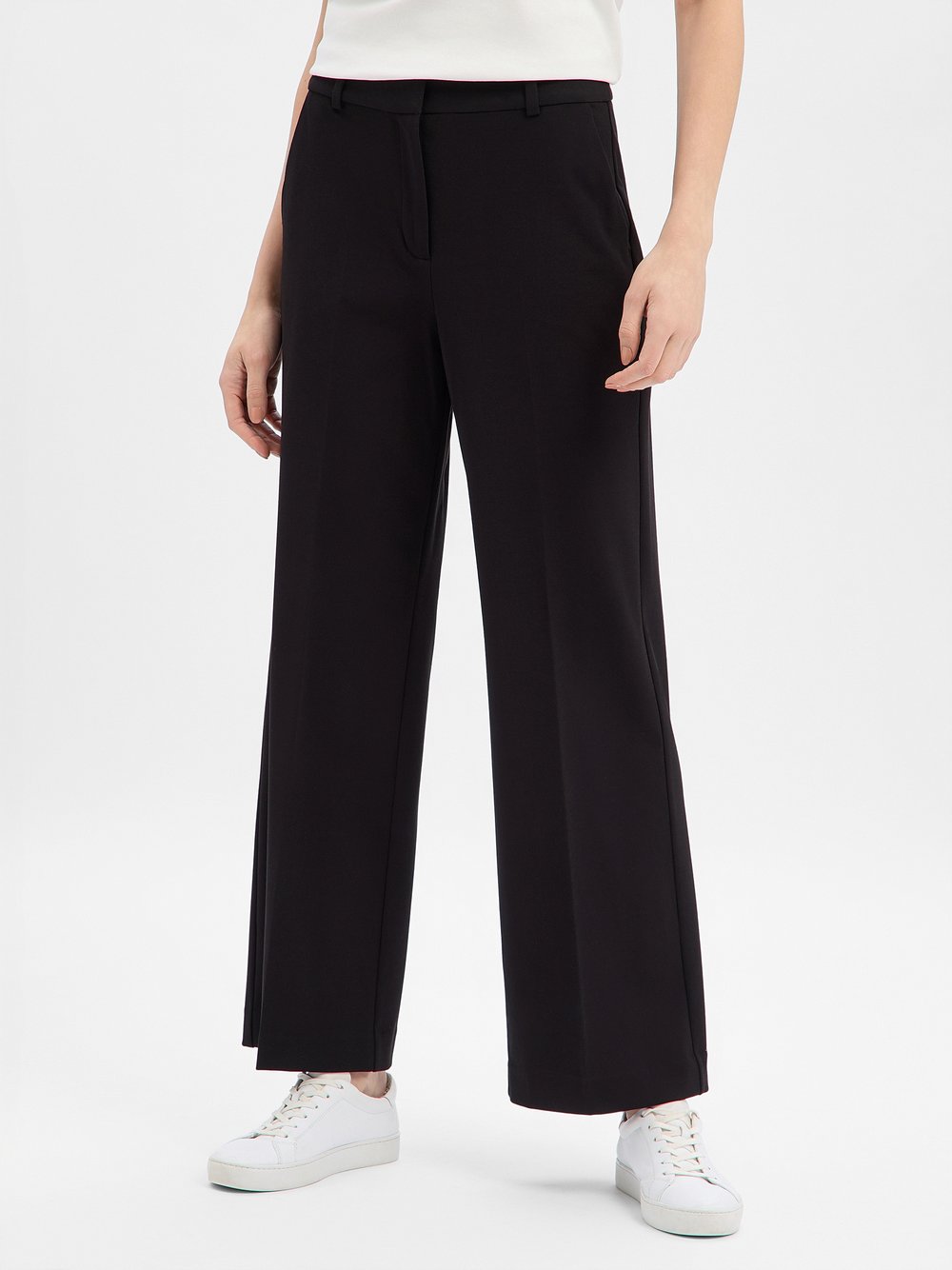 comma Jersey-Anzughose Damen schwarz, 34