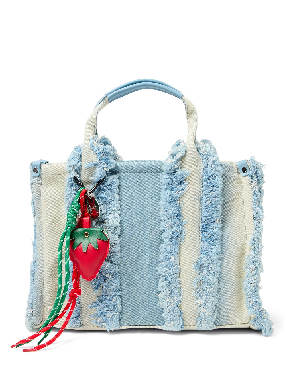 Suri Frey Umhängetasche Damen Baumwolle blau strukturiert, ONE SIZE