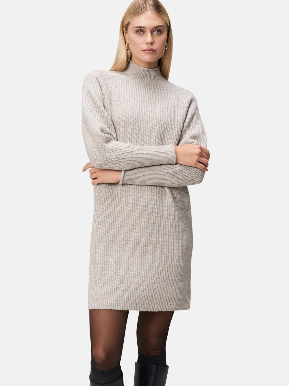 zero Strickkleid Damen beige, 38