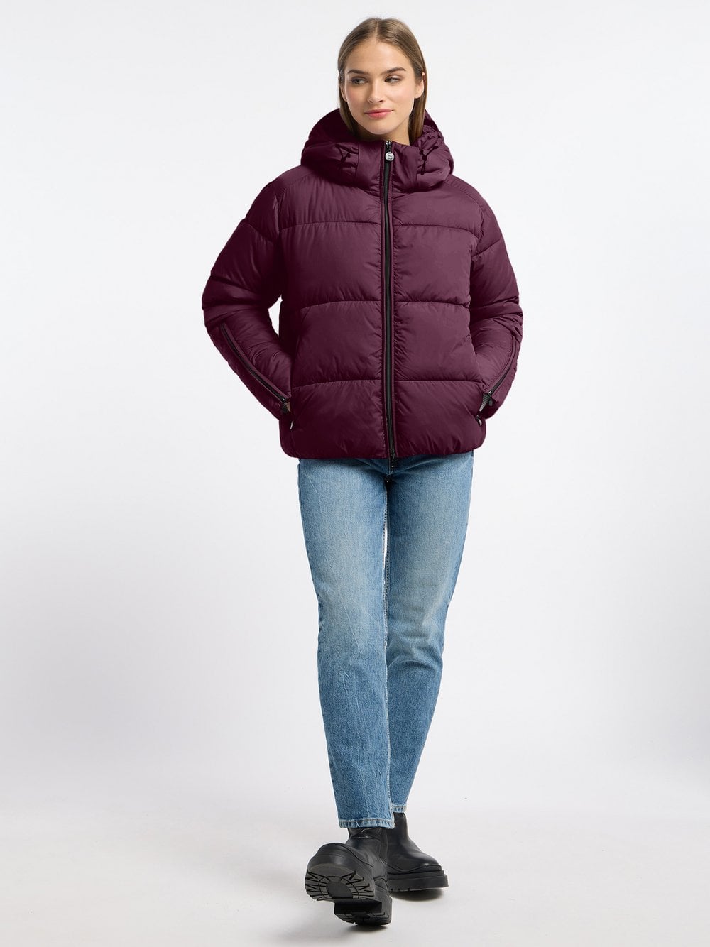 Frieda & Freddies Winterjacke Damen Polyamid lila, 36