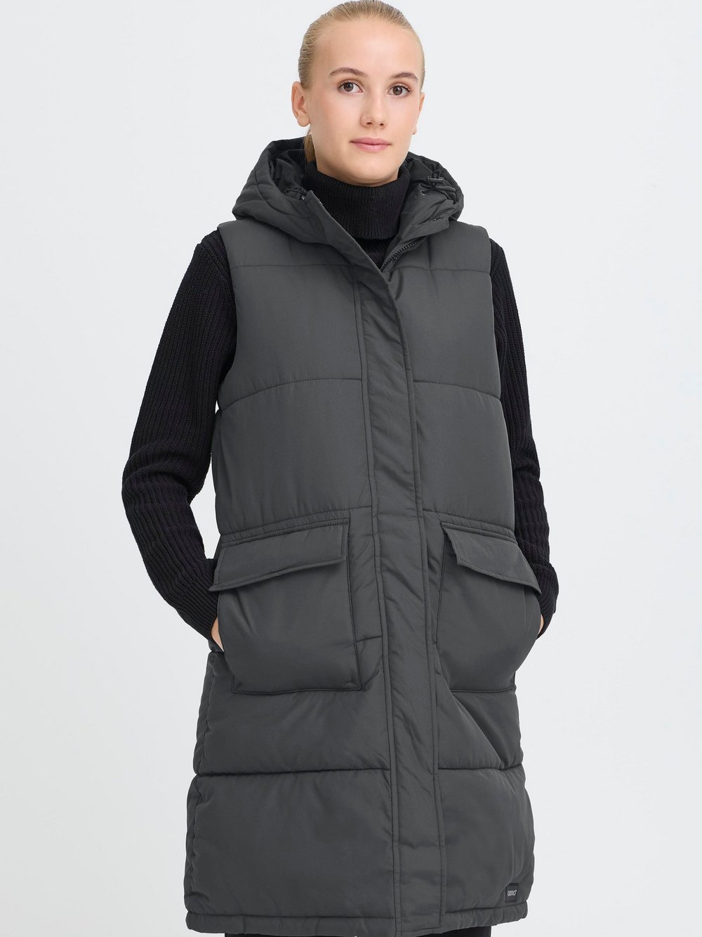 OXMO Steppweste Damen grau, M