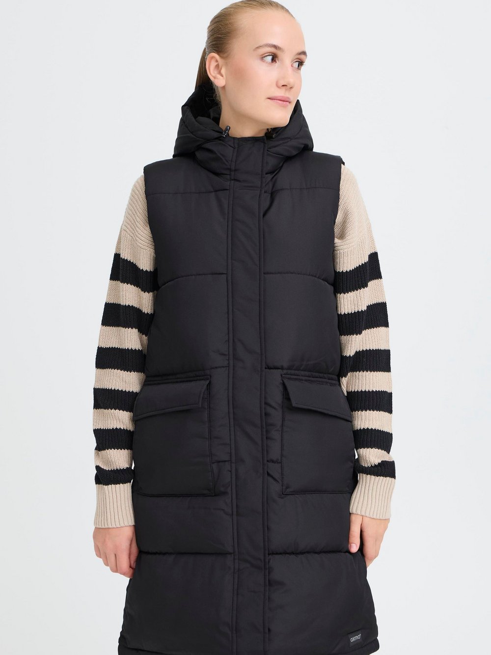 Thumbnail - OXMO Steppweste Damen schwarz, M