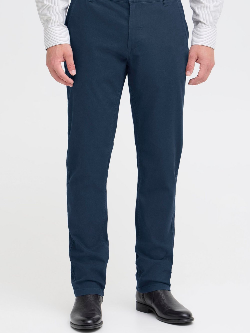 BLEND Chinohose Herren Baumwolle blau, 38-34