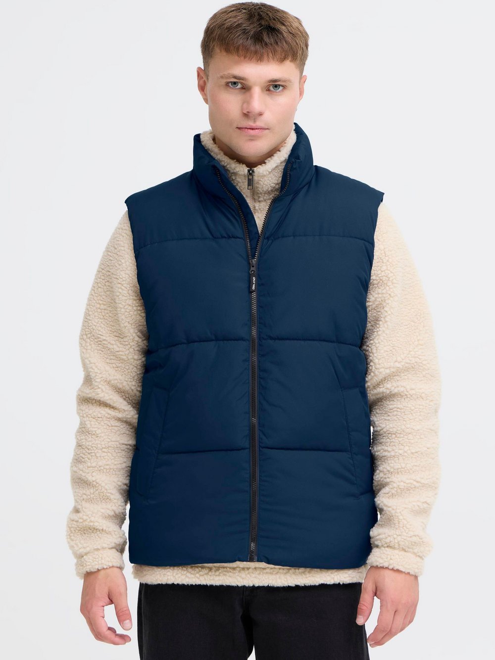 BLEND Steppweste Herren blau, XXXL