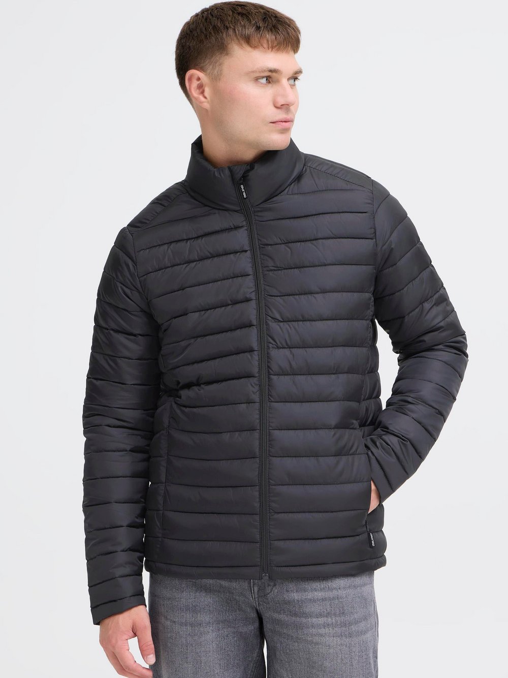 Thumbnail - BLEND Steppjacke Herren schwarz, L