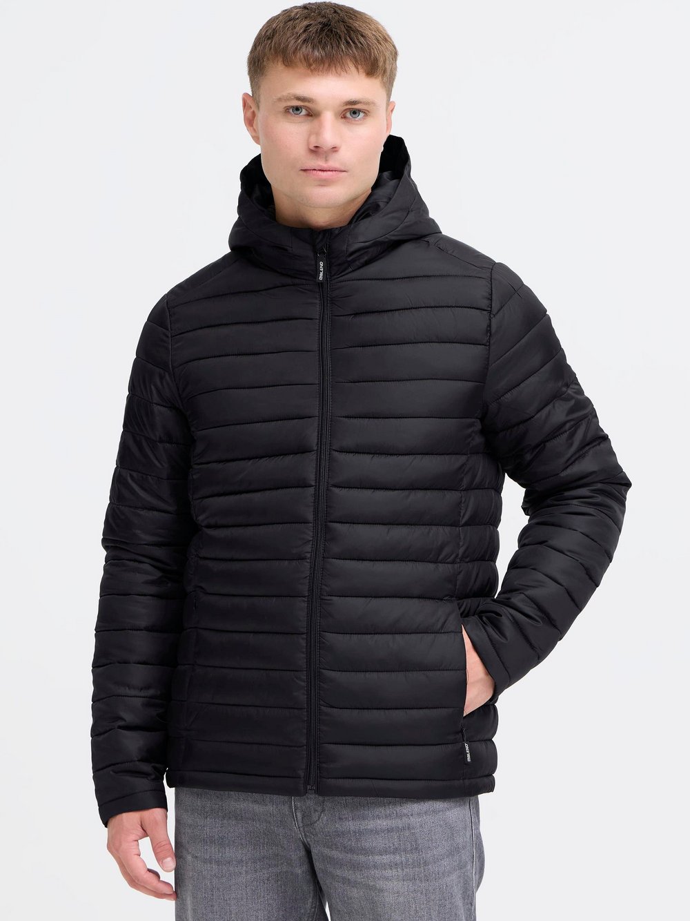 Thumbnail - BLEND Steppjacke Herren schwarz, L