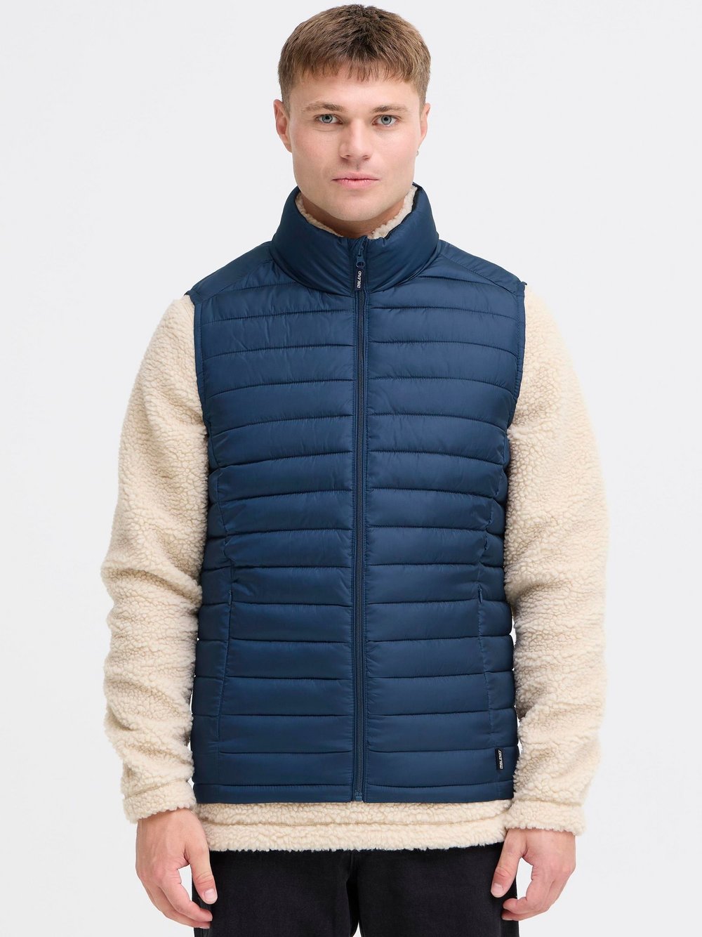 BLEND Steppweste Herren blau, M