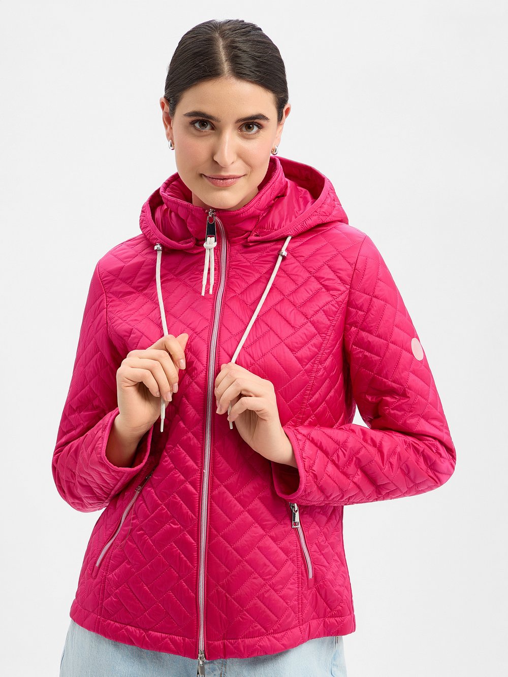 Lebek Steppjacke Damen Polyamid pink, 42