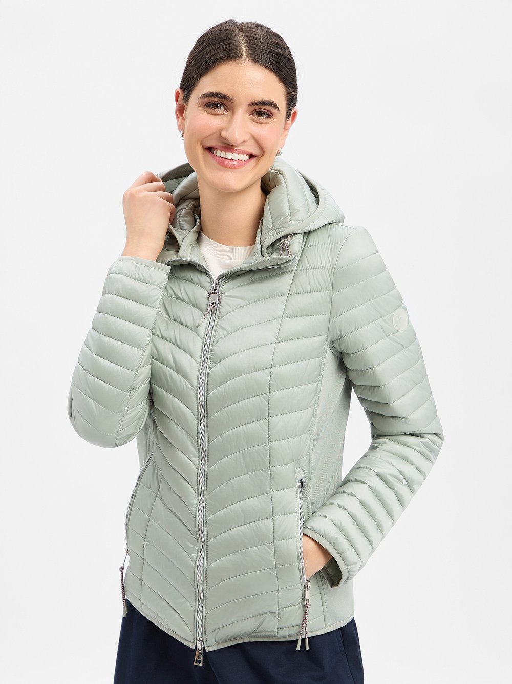 Lebek Funktionsjacke Damen Polyamid grün, 36