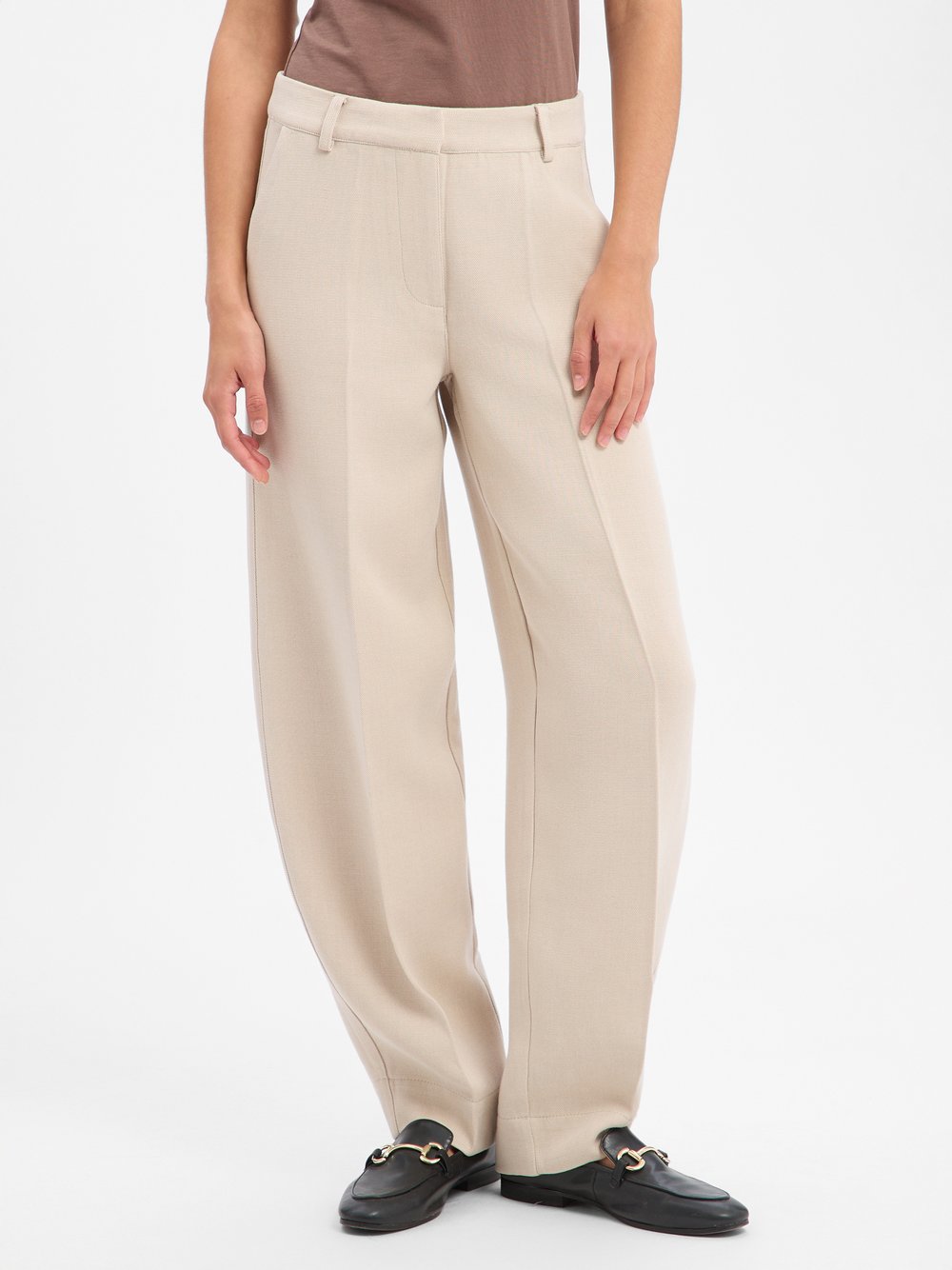 mbyM Stoffhose Damen beige, XS