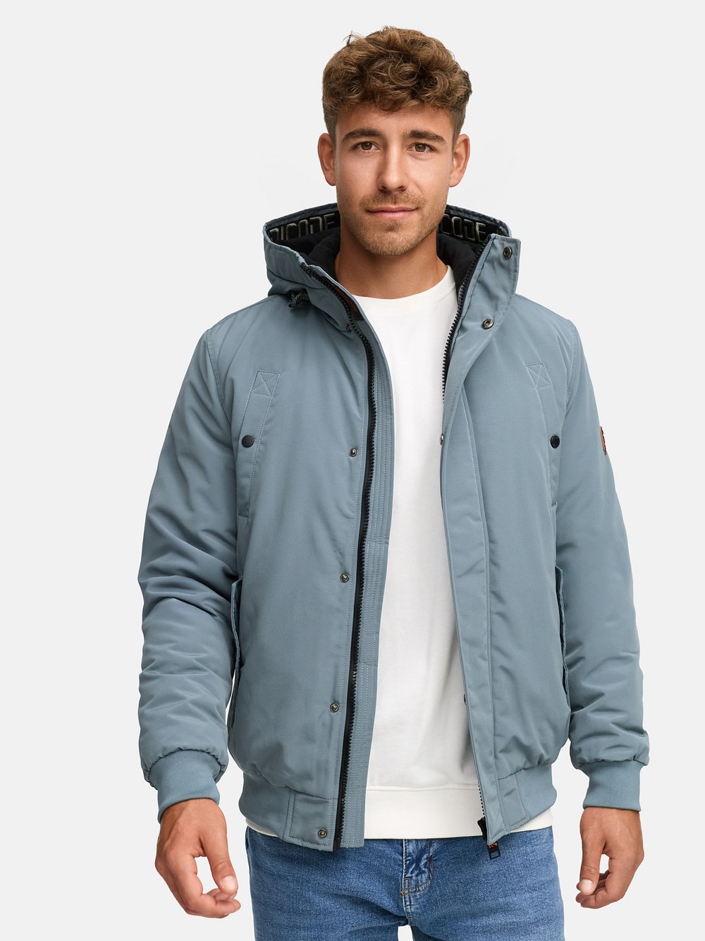 Indicode Winterjacke Herren blau, L
