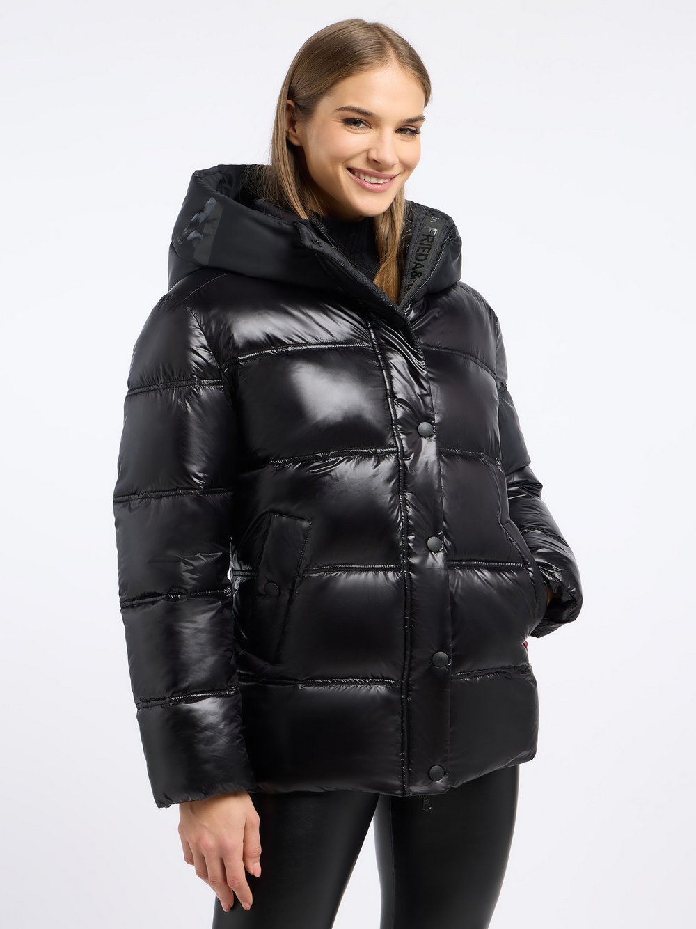 Thumbnail - Frieda & Freddies Winterjacke Damen schwarz, 40