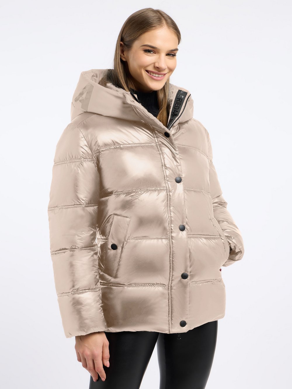 Thumbnail - Frieda & Freddies Winterjacke Damen beige, 38