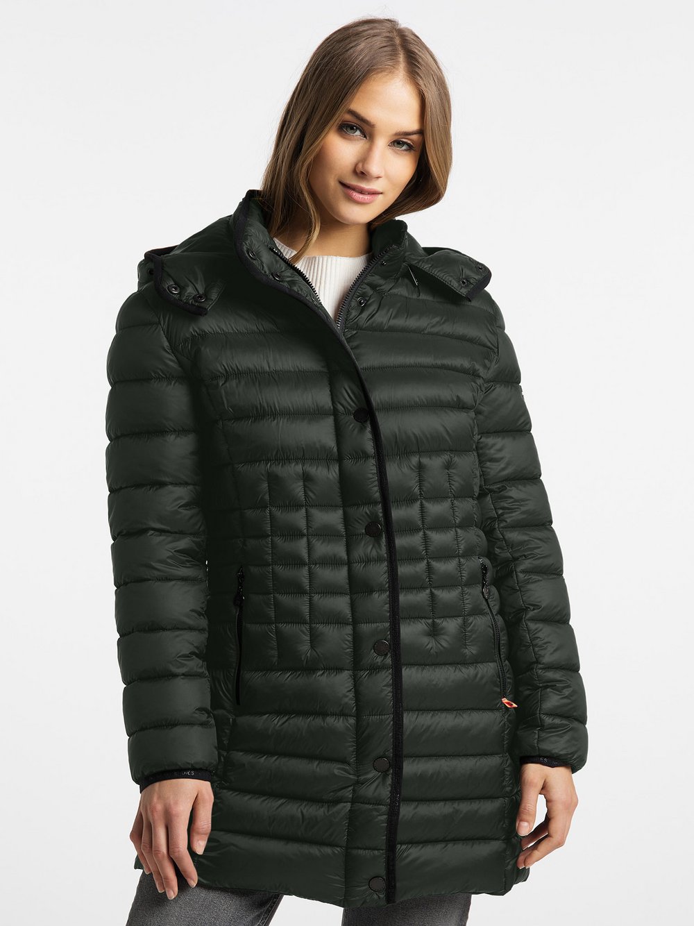Frieda & Freddies Steppjacke Damen grün, 38