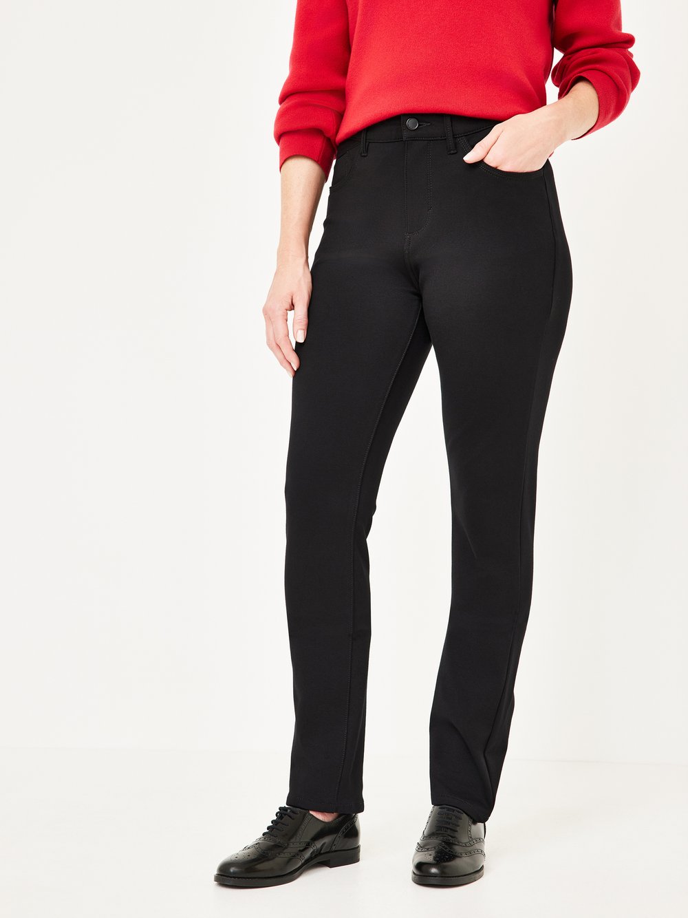 Paddock`s 5-Pocket Hose Damen Viskose schwarz, 40-28