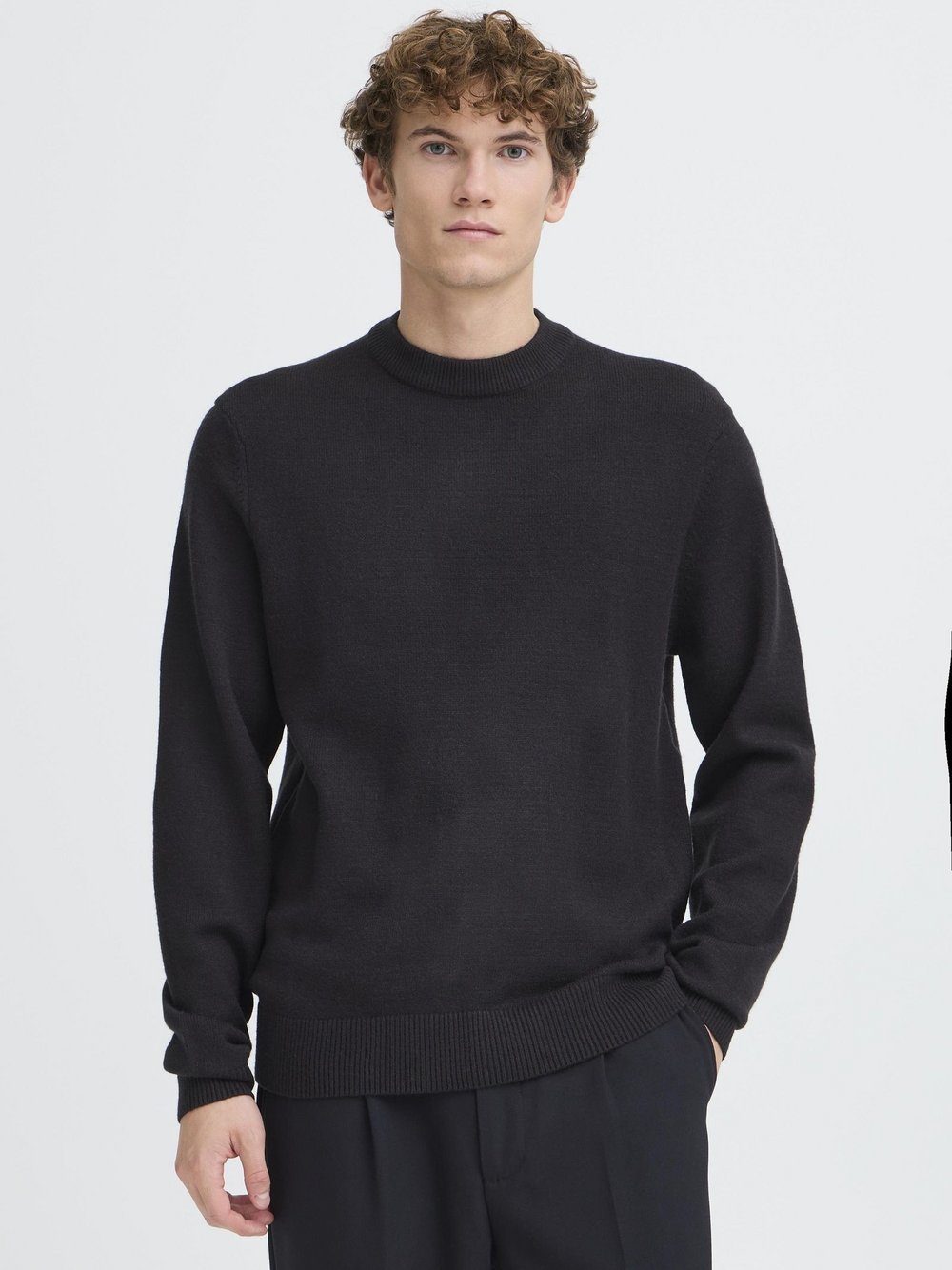 Thumbnail - CASUAL FRIDAY Strickpullover Herren schwarz, L