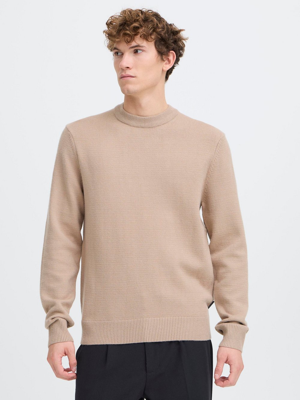 CASUAL FRIDAY Strickpullover Herren beige, XXL