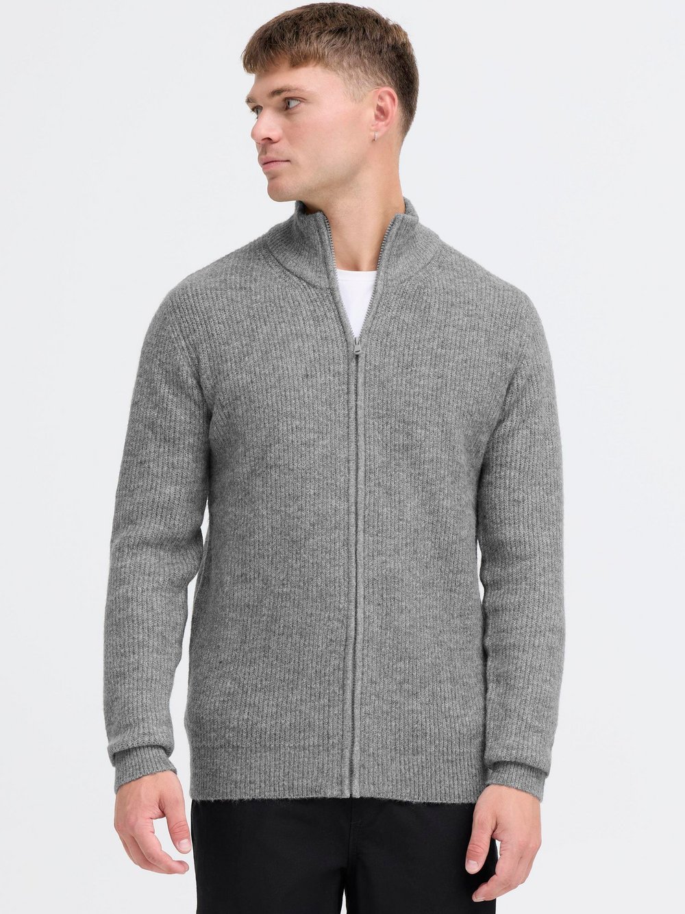 Indicode Trainingsjacke Herren grau meliert, L