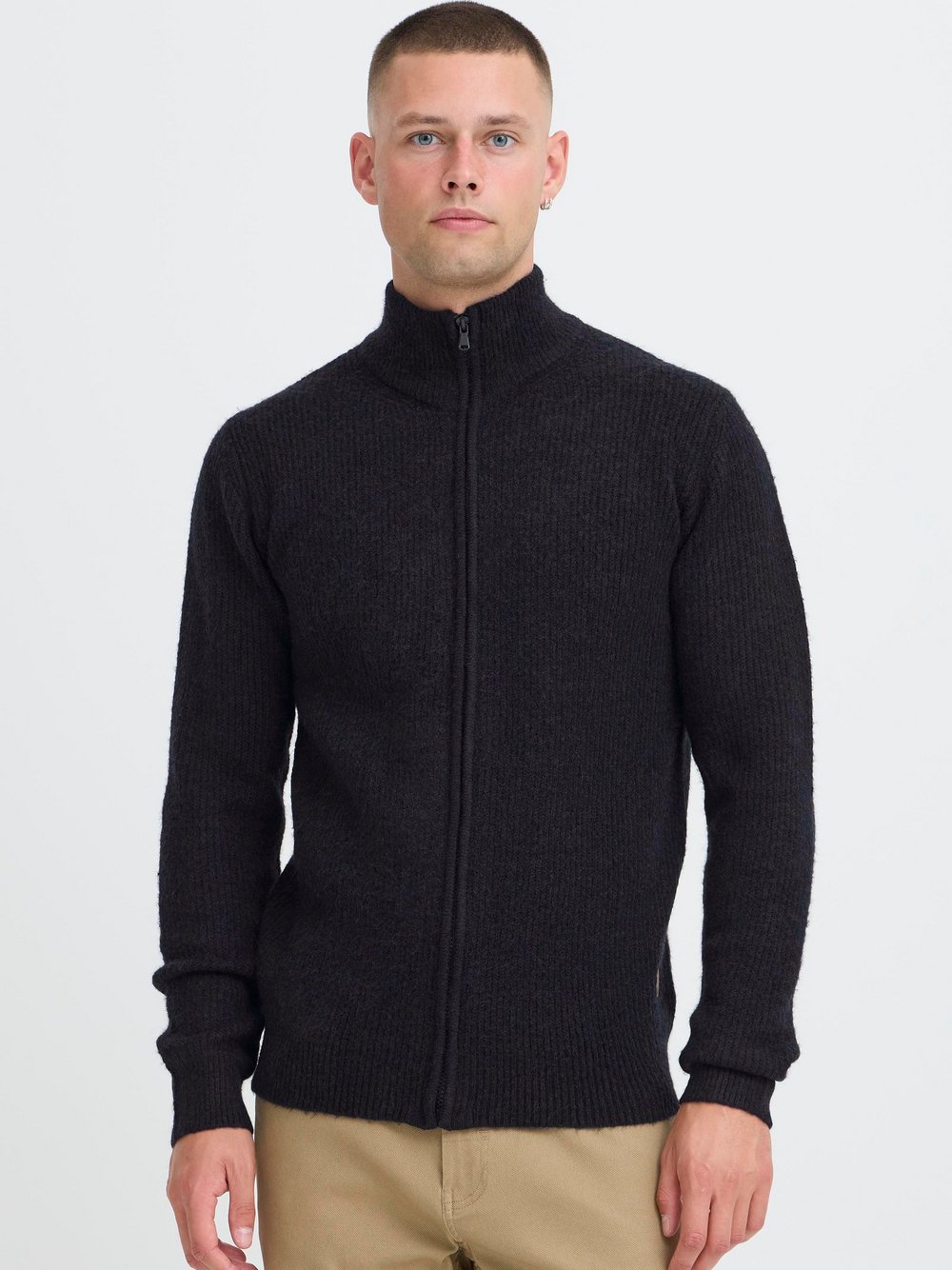 Indicode Trainingsjacke Herren schwarz meliert, XXXL