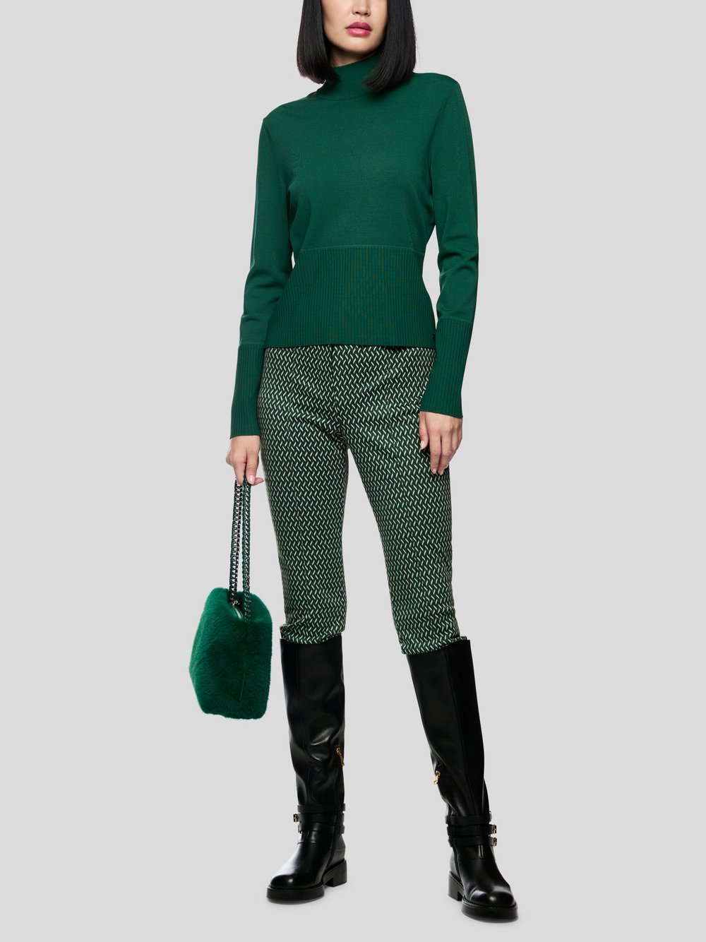 Thumbnail - Marc Cain Pullover Damen Viskose grün, 38