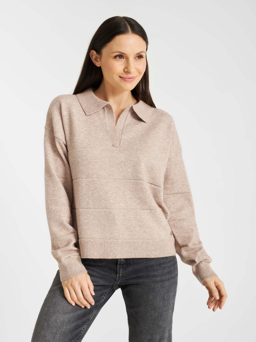 Thumbnail - Frieda & Freddies Strickpullover Damen Viskose beige, 42