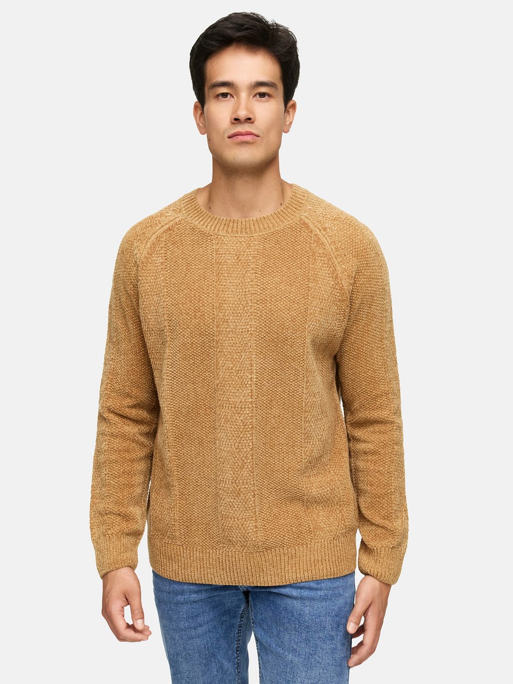 Indicode Strickpullover Herren Feinstrick braun, XXL