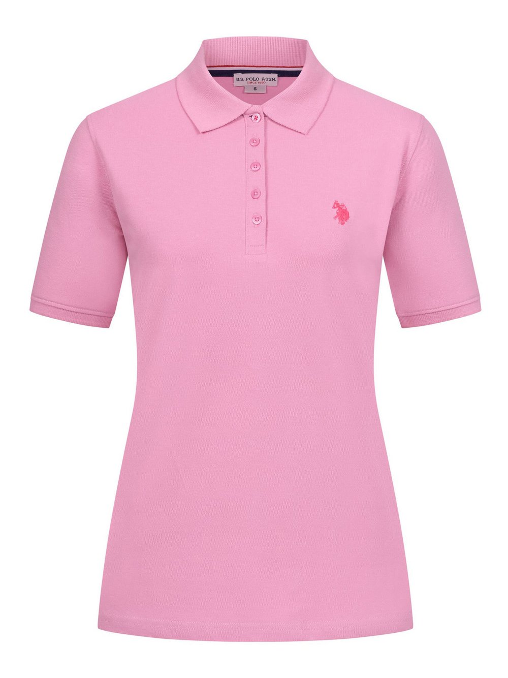 U.S. Polo Assn. Poloshirts  Damen Baumwolle pink, XL