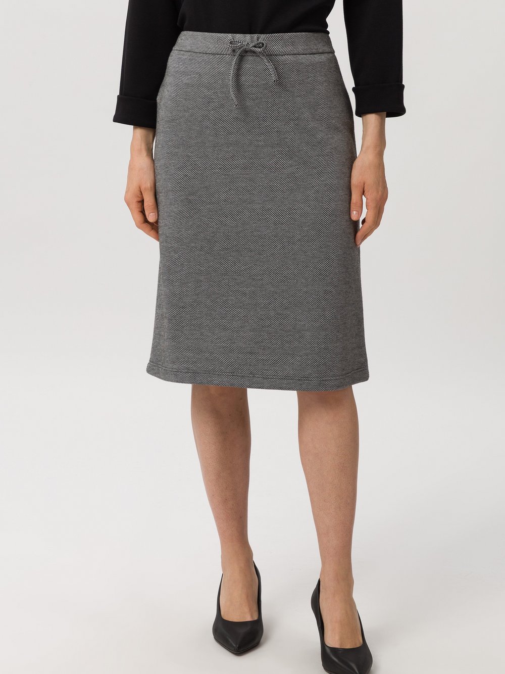 Frank Walder Rock Damen Viskose mehrfarbig meliert, 40