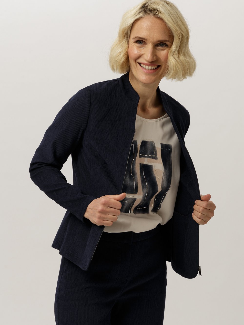 Frank Walder Blazer Damen blau, 38