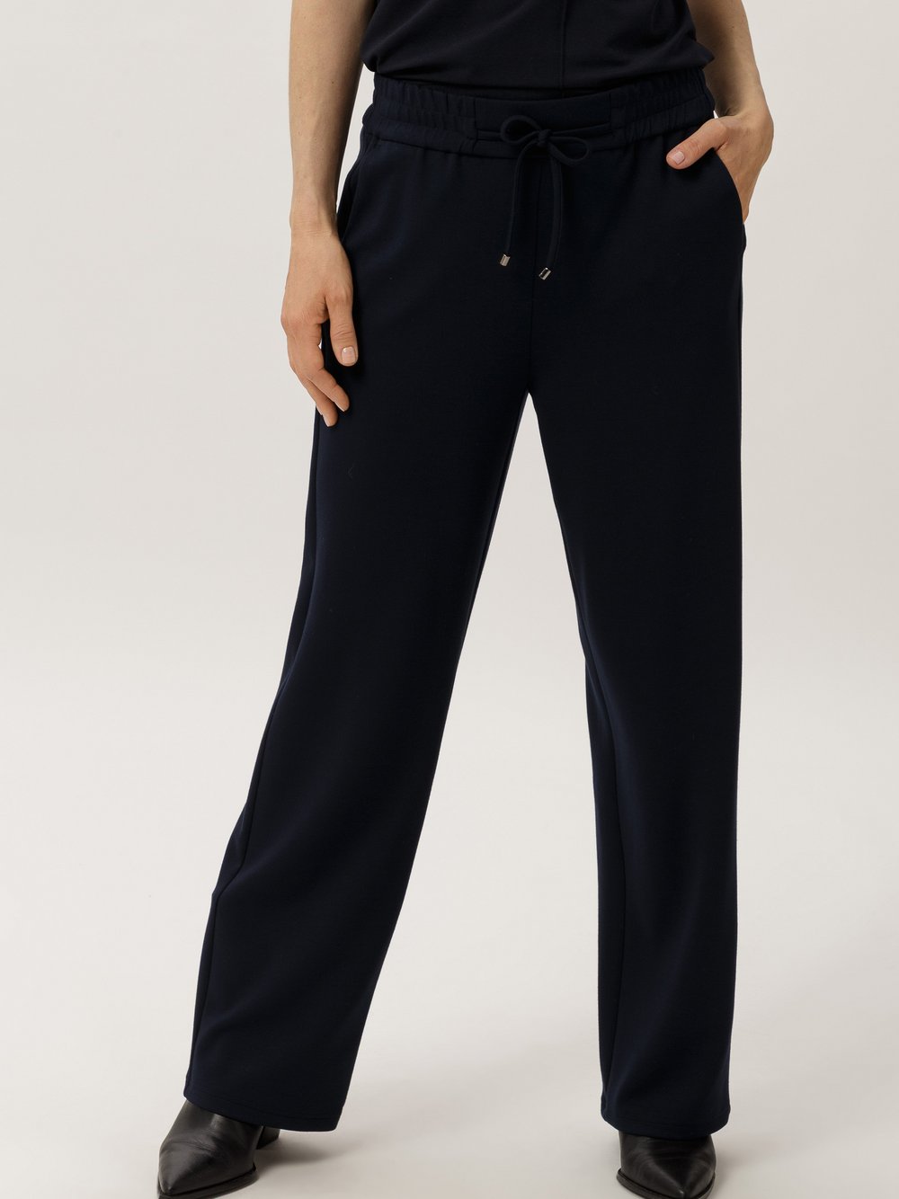 Frank Walder Wide Leg Pants Damen Modal blau, 38