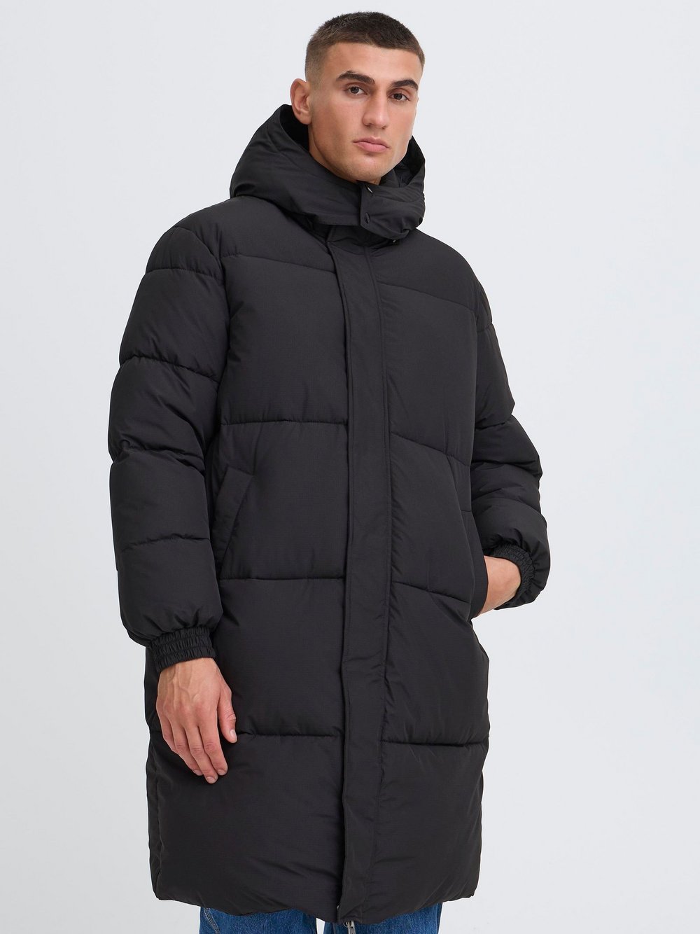 Solid Steppmantel Herren schwarz, XL