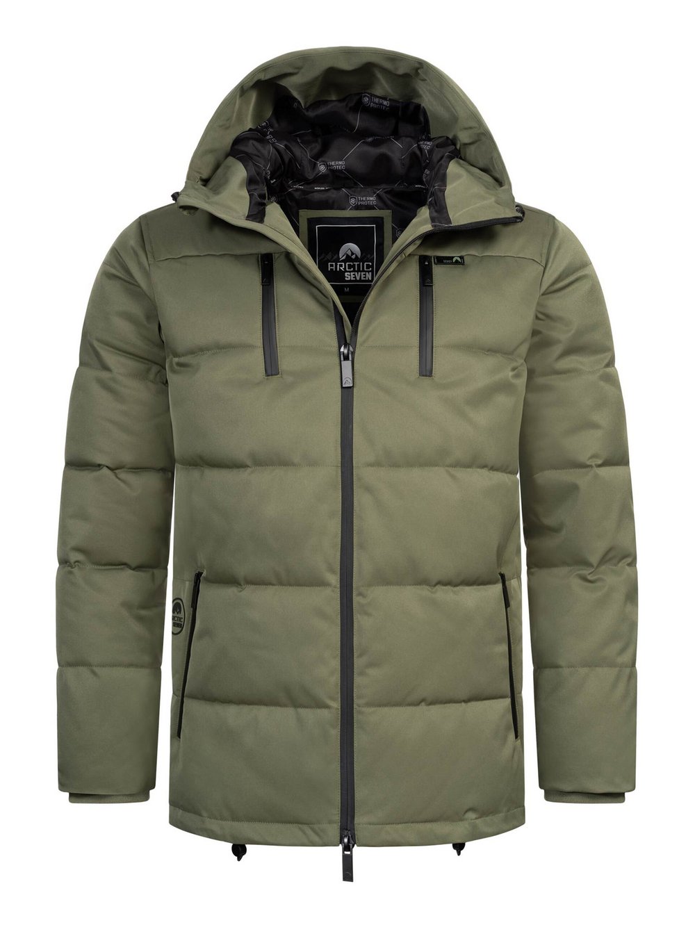 Arctic Seven Winterjacke Herren grün, XXL