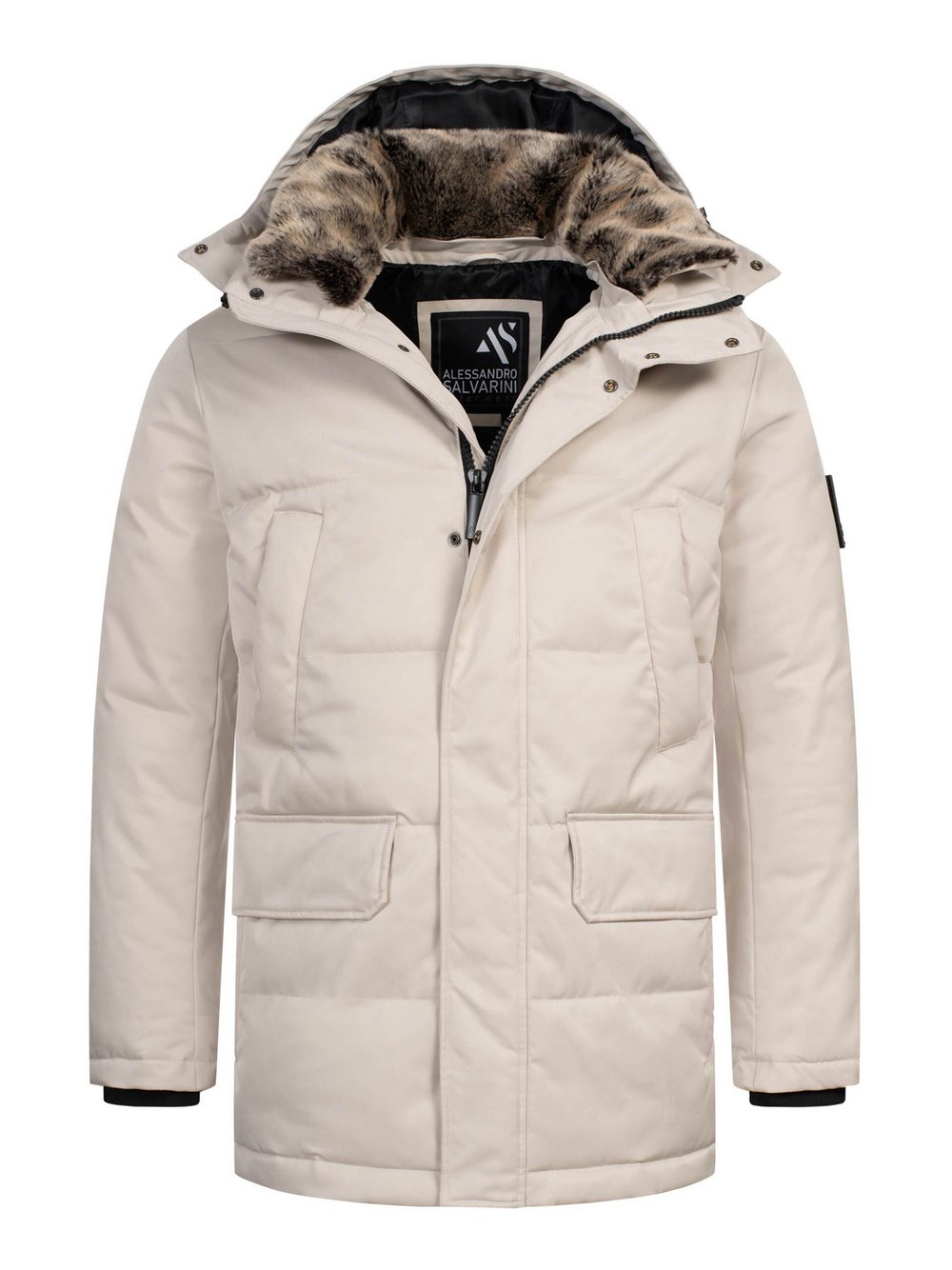 Alessandro Salvarini Winterjacke  Herren weiß, XL