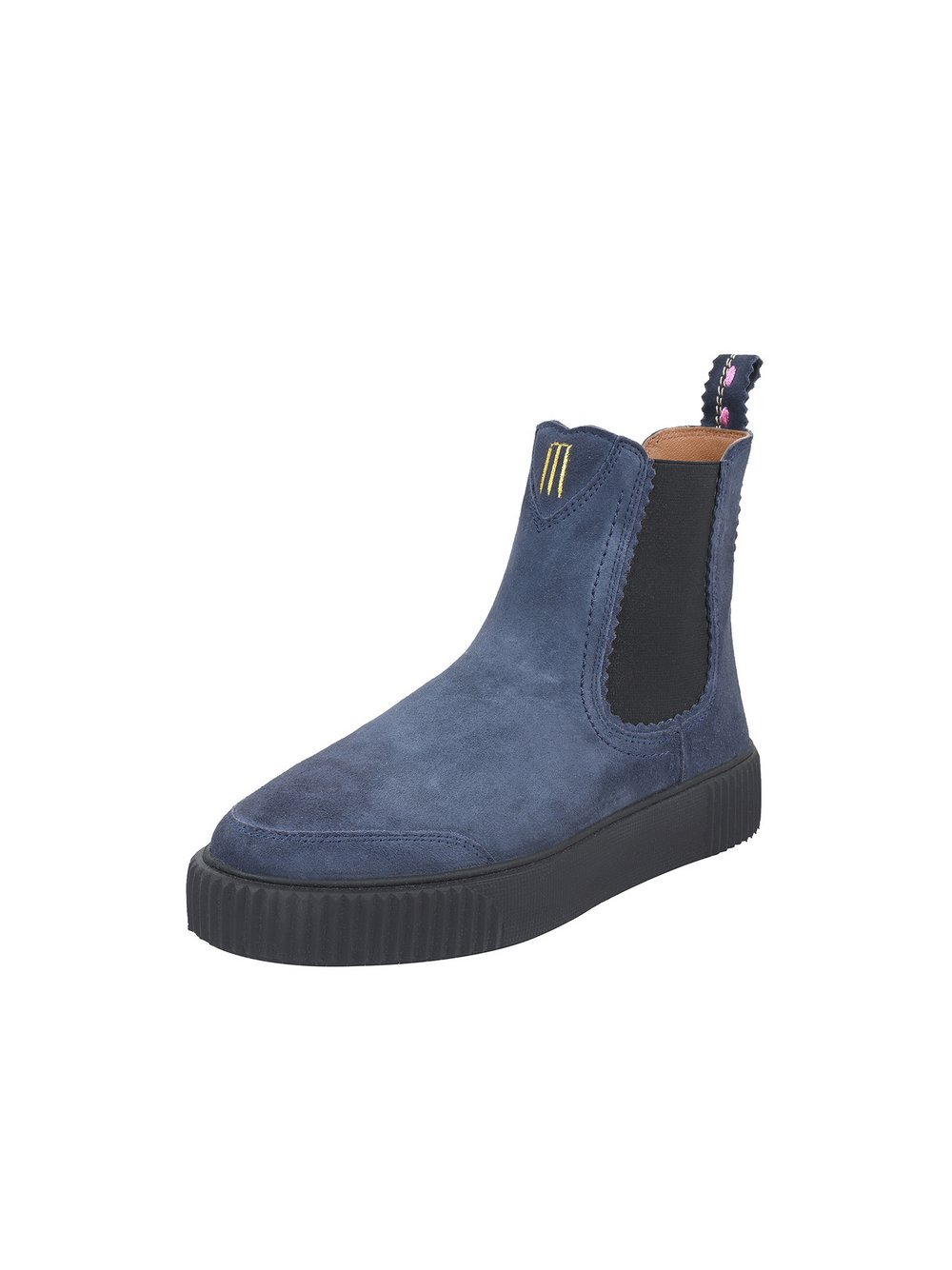 Thumbnail - Crickit Chelsea-Boots Damen Leder blau, 42