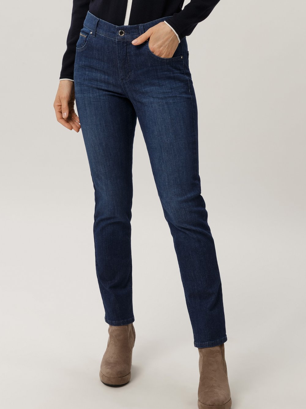 Thumbnail - Frank Walder Jeans Damen Baumwolle blau, 40