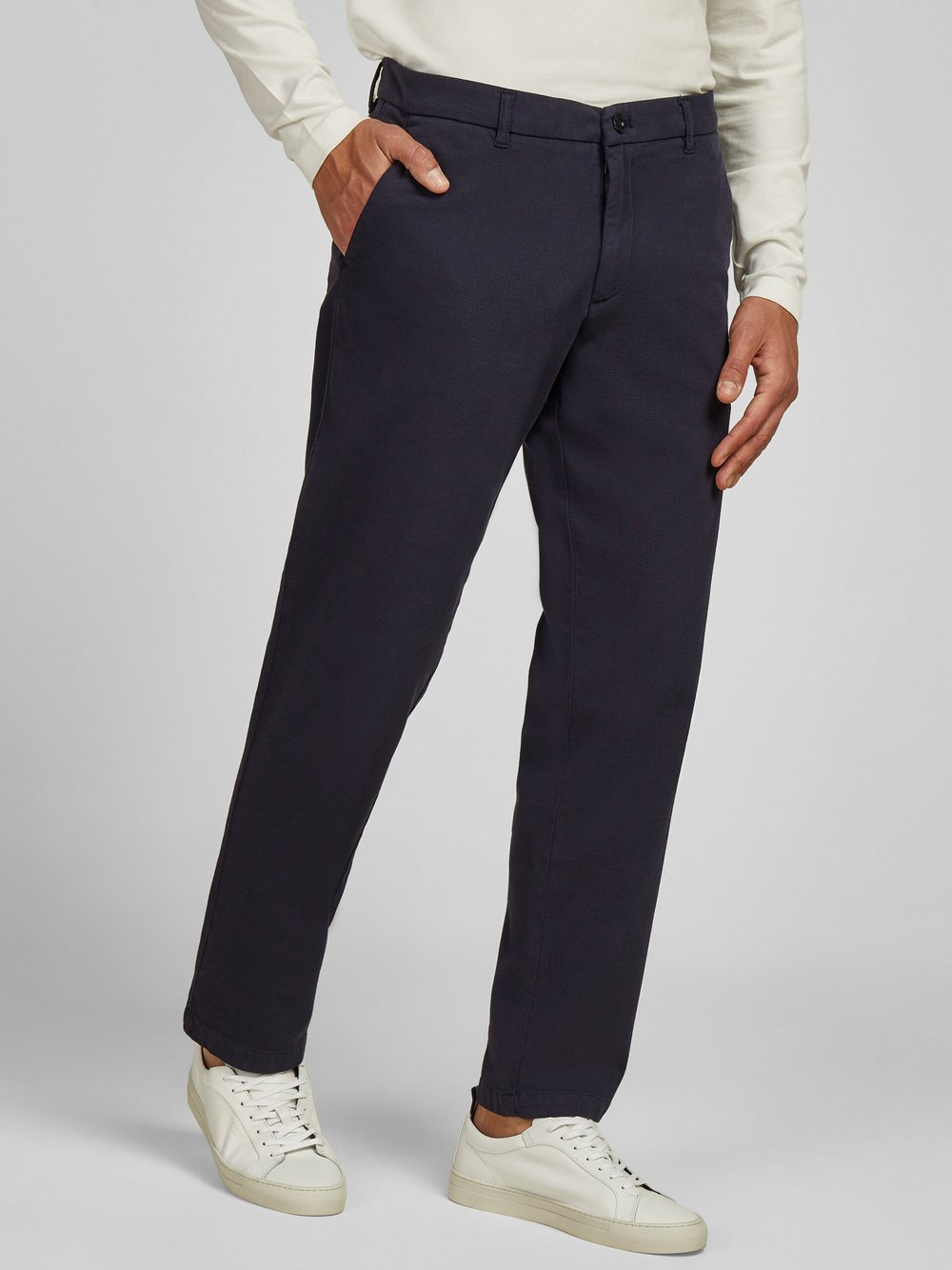 Daniel Hechter Chinohose Herren Baumwolle blau, 34-34