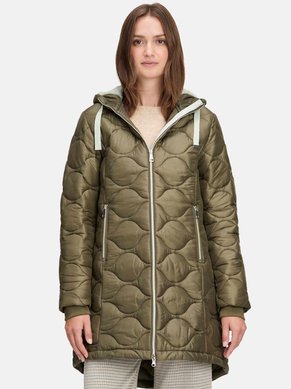Cartoon Outdoorjacke Damen Polyamid grün, 46