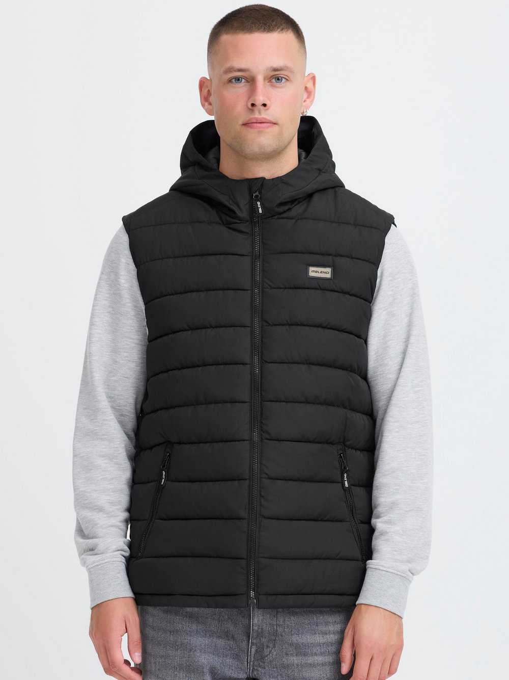 Thumbnail - BLEND Steppweste Herren schwarz, S