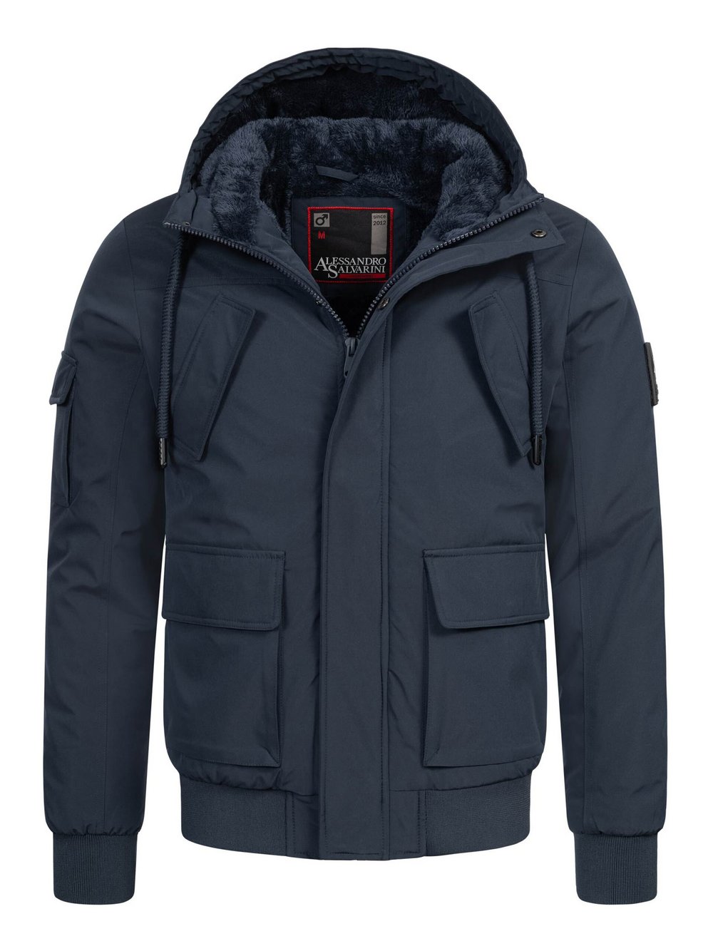 Alessandro Salvarini Winterjacke  Herren blau, XL