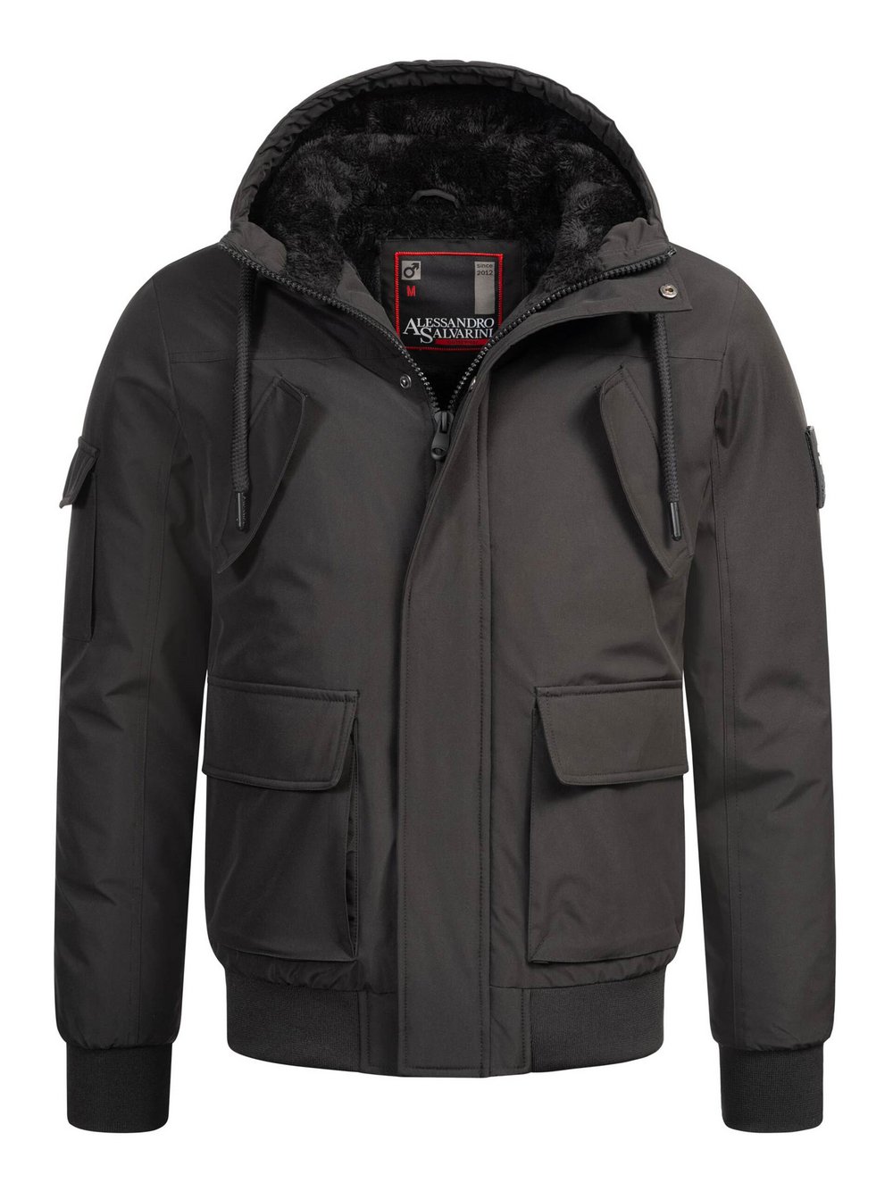 Alessandro Salvarini Winterjacke  Herren schwarz, S