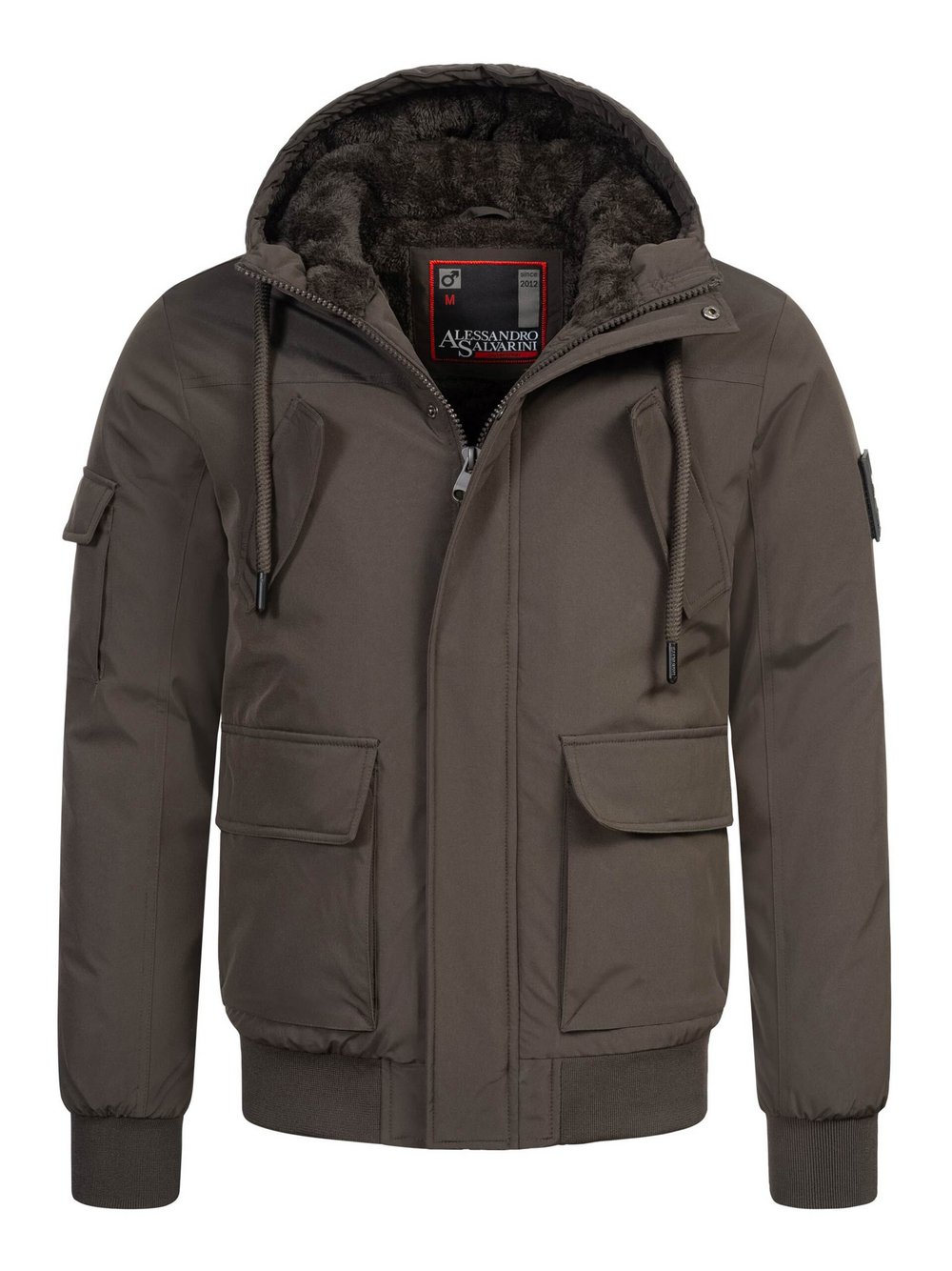 Alessandro Salvarini Winterjacke  Herren grau, S
