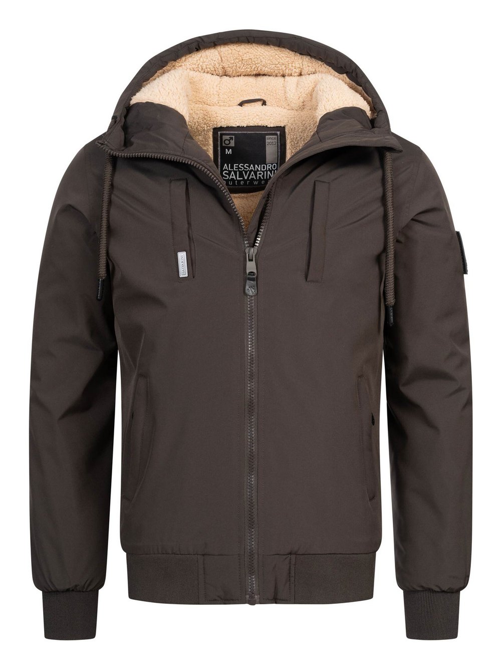 Thumbnail - Alessandro Salvarini Winterjacke Herren grau, XXL