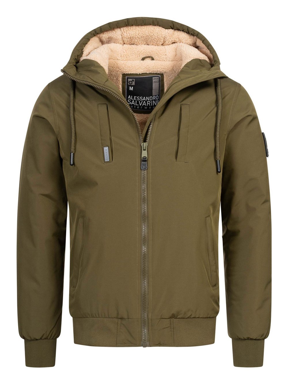 Thumbnail - Alessandro Salvarini Winterjacke Herren grün, M
