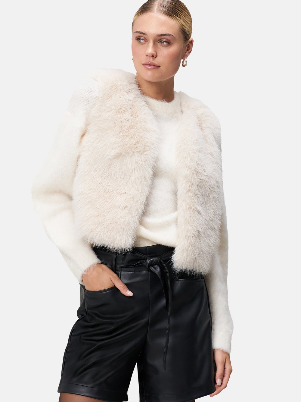 zero Weste Damen beige, S