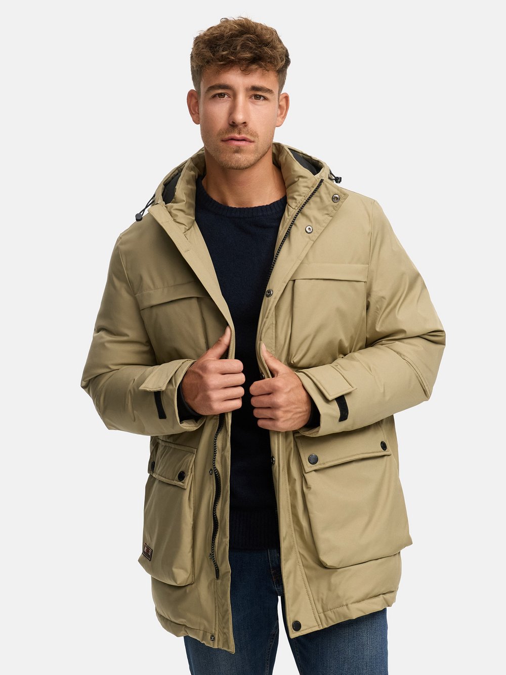 Indicode Parka Herren braun, XL